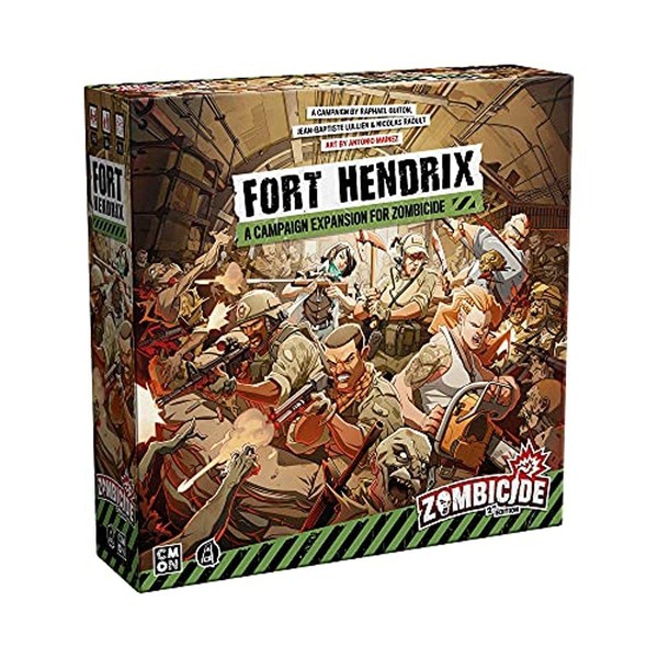 Zombicide 2nd Edition Fort Hendrix Board Game Expansion | Strategy Board Game | Cooperative Game for Teens & Adults | Zombie Board Game | Ages 14+ | 1-6 Players | Avg. Playtime 1 Hour | Made by CMON