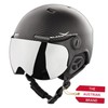 Black Crevice Ski Helmet, black, 54-57 cm