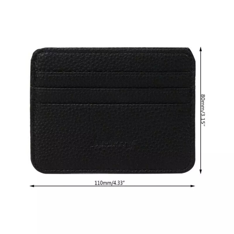 Leather Minimalist Wallet for Men & Women Front Pocket Card