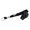 ACME Tornado T2000 Emergency Whistle with Wrist Strap (Black/Black)