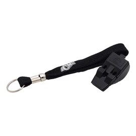 ACME Tornado T2000 Emergency Whistle with Wrist Strap (Black/Black)