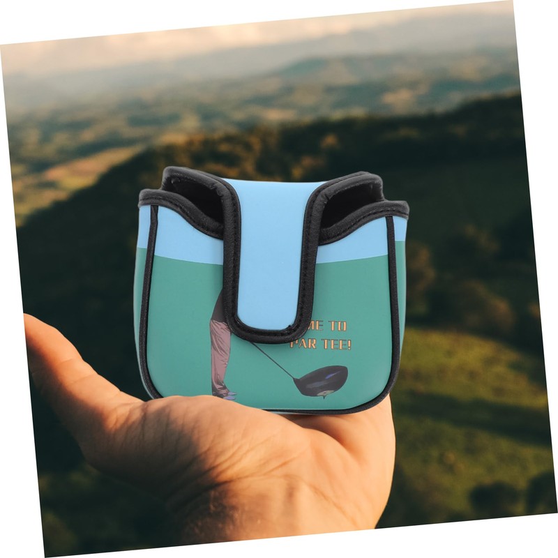 Gatuida Golf Putter Cover Square PU Leather Headgear for Mallet