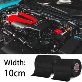 Outus Wire Harness Cloth Electrical Tesa Tape Wire Loom Harness Automotive Heat Proof Cloth Tape for Automotive Electrical Wrap Protection Insulation Cable Fixed(2 Roll,4 Inch x 49.2 FT)