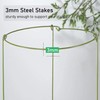 Boinio Adjustable Snake Plant Support Stakes, Peony Supports Cages Garden