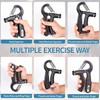 Shengsenfu Adjustable Hand Grip Strengthener Kit 7Piece Grip Strength Trainer