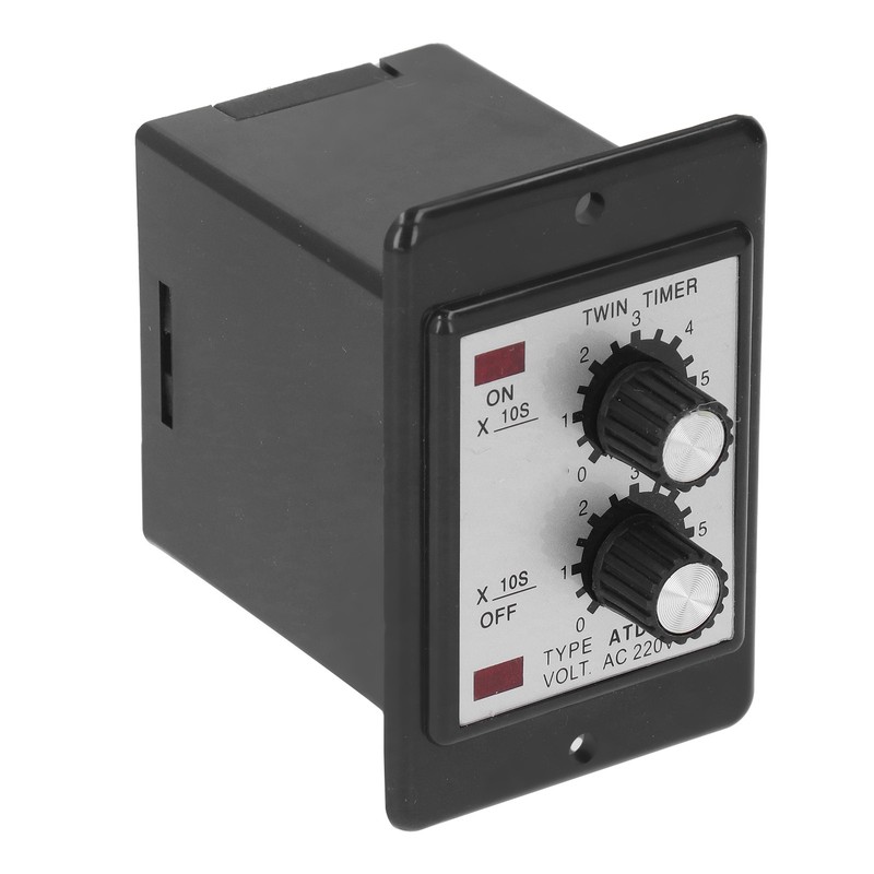 60S Twin Timer Relay Anti Interference Accurate Operation Copper Coil