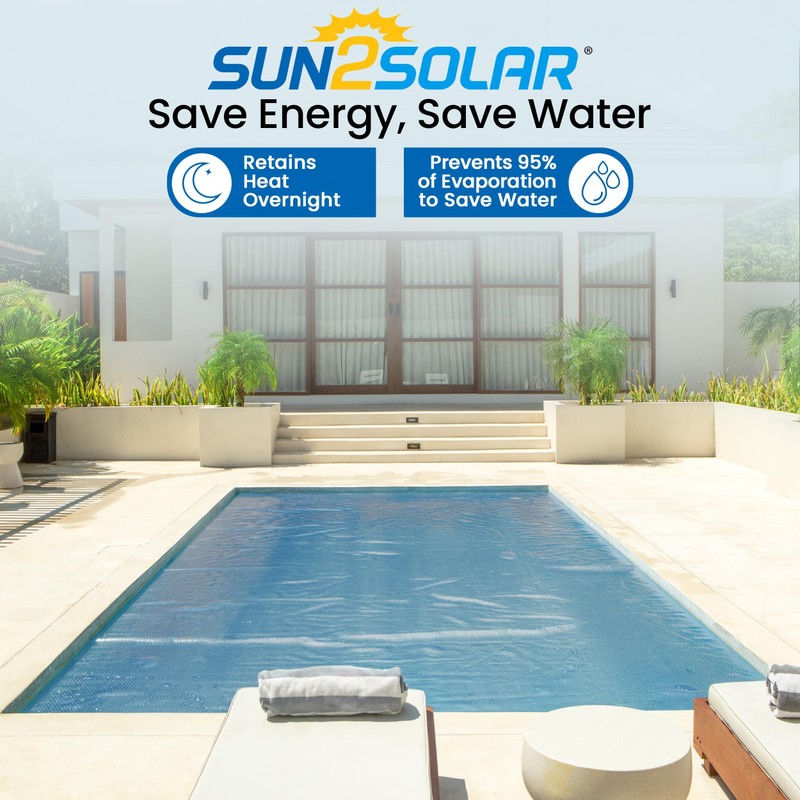 Sun2Solar Solar Pool Cover 16 Mil | 7 x 7