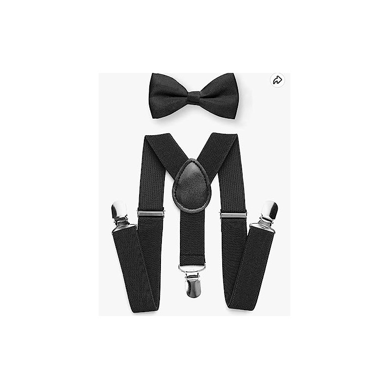 Mini Mart Online Limited Boys Bow Tie & Braces Set