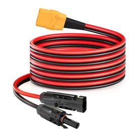 ELFCULB XT90 Solar Cable, 10AWG 10FT XT90 Female to Solar Panel Connector Cable for Solar Panel Portable Power Station