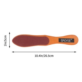 minkissy 9Pcs Wooden Foot Files - Pedicure Foot File Pedicure Grater for Feet Foot Grinding Tool Pedicure Tools for Dead Skin Remove