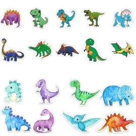 1000pcs Cute Cartoon Dinosaur Stickers, Animal Stickers Set for Dino Theme, Teacher Reward Stickers for Water Bottles Laptop Party Classroom Decor (Multicolor Dino)