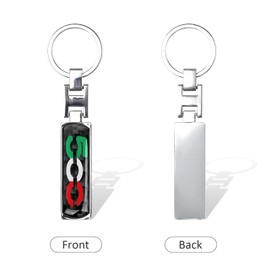 OYDDL Universal Car Metal Key Fob Cover Carbon Fibre Compatible with 500 500e 500c 500l 500x Accessories
