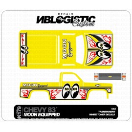 Hot Wheels '83 CHEVY SILVERADO Custom WaterSlide Decal  for hot wheels 1/64
