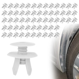 ZoeTekway Pack of 60 701867299 Mounting Clips for T4 T5, Plastic Clips, Door Trim Holder, Grey, Fits a 9 mm Hole