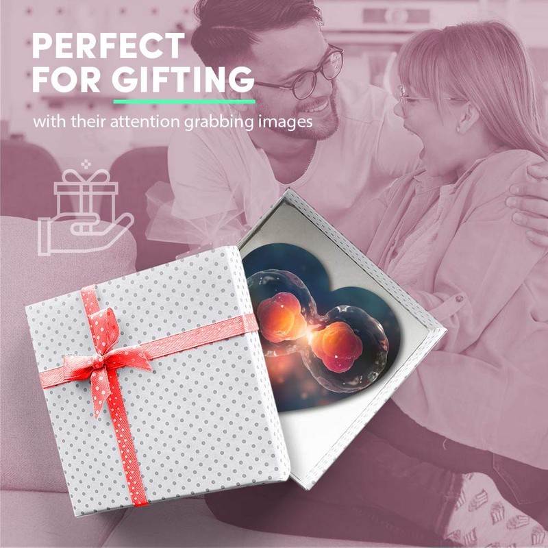 1 x Heart MDF Magnets - Cell Division Biology Science