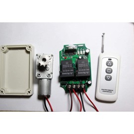 Einaus Universal 12 V DC Motor Control Radio Remote Control High Power 30 A Linear Drives Linear Motor Forward Reverse Radio Remote Control Pump Winch Door Control Blinds Curtains Shutters