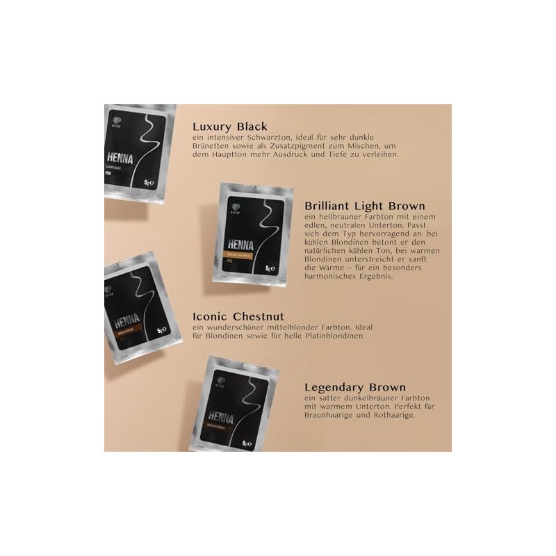 LOVELY Henna Legendary Brown Eyebrow Colour, 5 g, for Defined