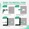 Haespot 390-Piece Multi-Functional Drywall Anchor and Screw Kit, 6 Different