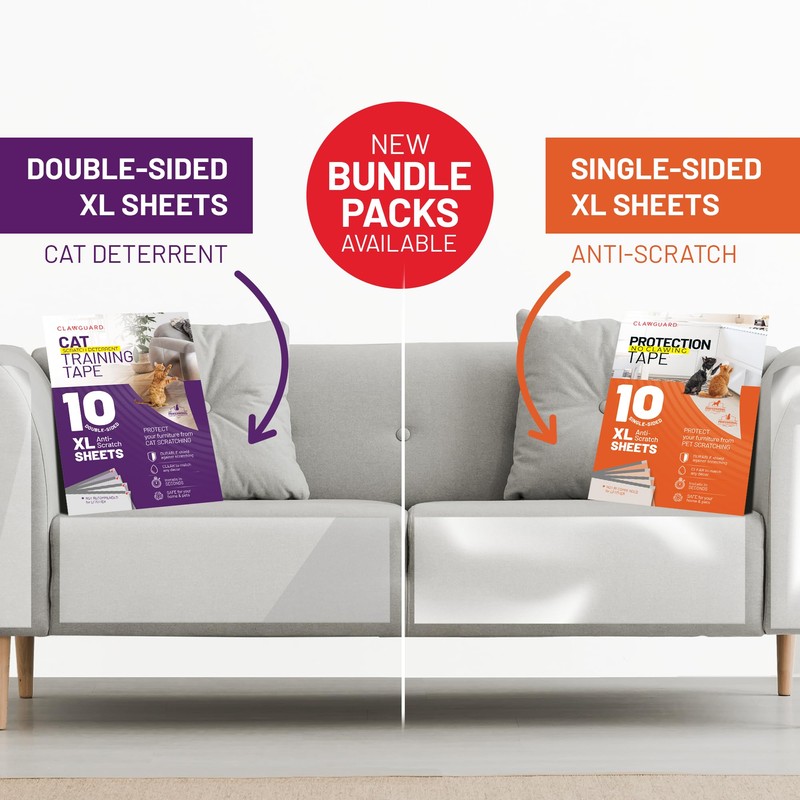 CLAWGUARD Bundle Pack – Dog Scratch Protection Tape Single-Sided 10