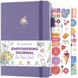 Clever Fox Empowering Journal for Teen Girls (Lavender)