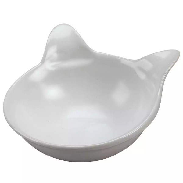 Fox Valley Traders Porcelain Cat Shaped Bowl
