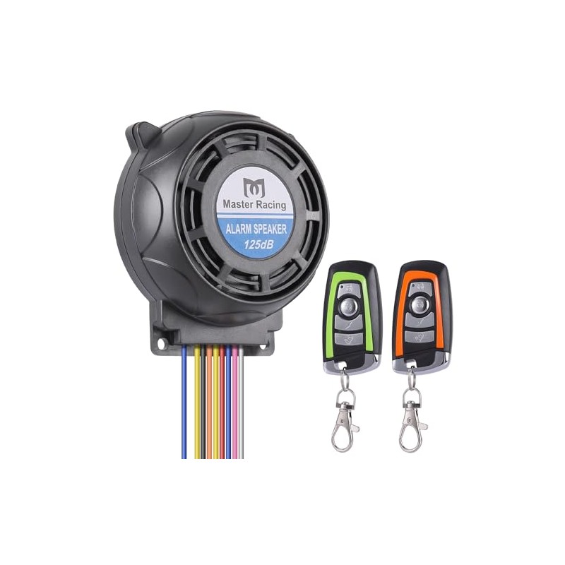 Rupse Motorcycle Alarm 125 dB, Motorcycle Alarm System with Start