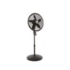 Lasko 18 in. Cyclone Pedestal Fan with Remote Control, Black