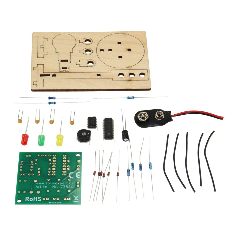 Sol Expert Electronic Traffic Light Soldering Kit 73880 Construction Kit