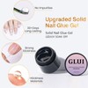 GLUI Nail Glue, 15g Solid Nail Glue Kit, Solid Nail