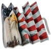 BDK US Eagle Flag Sunshade for Car SUV Truck Jumbo