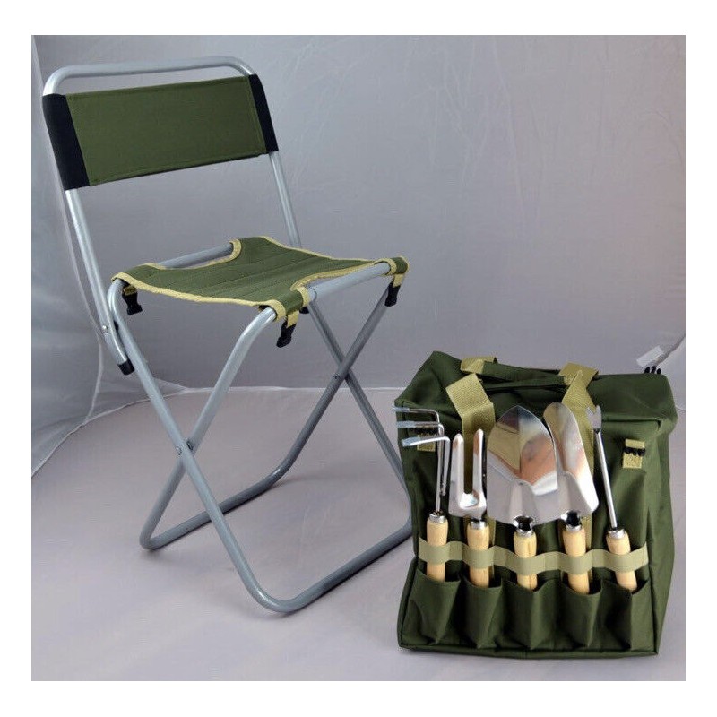 Bo-Toys 10-Piece Gardening Tool Set with Zippered Detachable Tote and