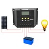 12V 24V 40A Solar Charge Discharge Controller LCD Display PWM