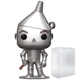 POP Movies: The Wizard of Oz 85th Anniversary - Tin Man Funko Vinyl Figure (Bundled with Compatible Box Protector Case), Multicolor, 3.75 inches