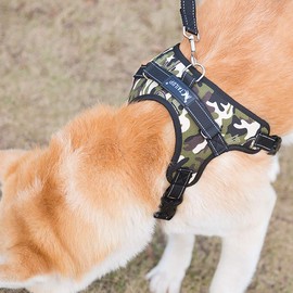 TAIL UP Dog Harness, Oxford, Soft, Non-Restraint, Breathable, Adjustable, Pulling Prevention, Small Dogs, Medium Dogs, Large Dogs, Shiba Inu, Akita Inu, For Walking, Training, Going Out (M, Black)