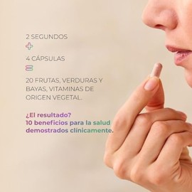 JuicePlus+ | Fruit Blend + Vegetable Blend | Mezcla de Jugo de Frutas y Vegetales en Polvo | Con Manzana, Naranja, Piña, Brócoli, Espinaca y Zanahoria