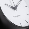 Karlsson [DL] Alarm Clock Calm Metal Black