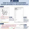 higherbro Upstream O2 Oxygen Sensor 1 for 2001-2004 Toyota Tacoma
