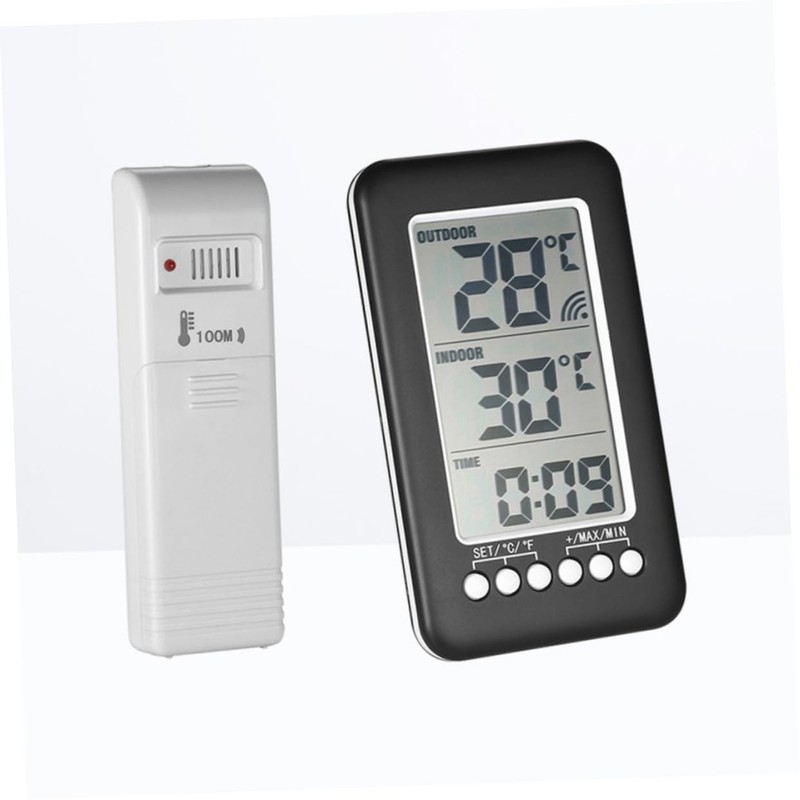 CIYODO Digital Fridge Thermometer Wireless Outdoor Temperature Sensor for Home