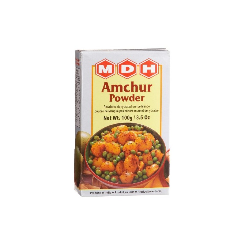 MDH Amchur Powder (Dehydrated Unripe Mango), 3.5-Ounce Boxes (Pack of