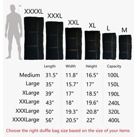 HaoHakka Extra Large Canvas Duffle Bag for Travel, Big Oversized Foldable Storage Bag, Canvas Balck, X-Large-39"(L) X 17"(W) X 18.5"(H)