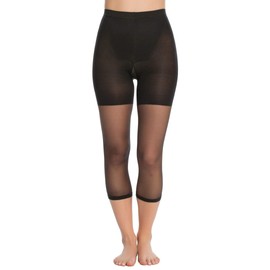 SPANX Original Shaping Footless Sheers - Body-Shaping Footless Pantyhose for Core Control - Adjustable Length - Comfortable Waistband - Comfortable Footless Pantyhose - Black - C