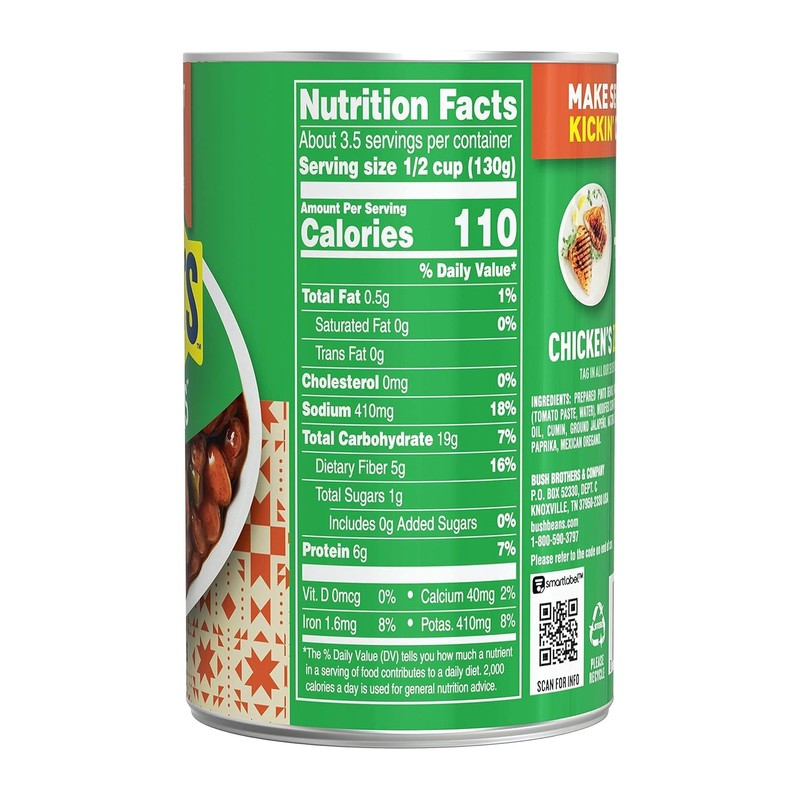 Bush's Best Southwest Zest Pinto Beans, 15 Oz (Pack of