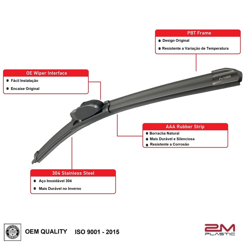 Front and Rear Wiper Blades For Honda PILOT 2016-2022 26"