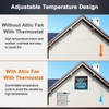 Hiorucet 10" Wall Mounted Shutter Exhaust Fan with Speed Controller