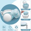THSTOIC Denture Case & Cup, Travel Retainer Case with Mirror,