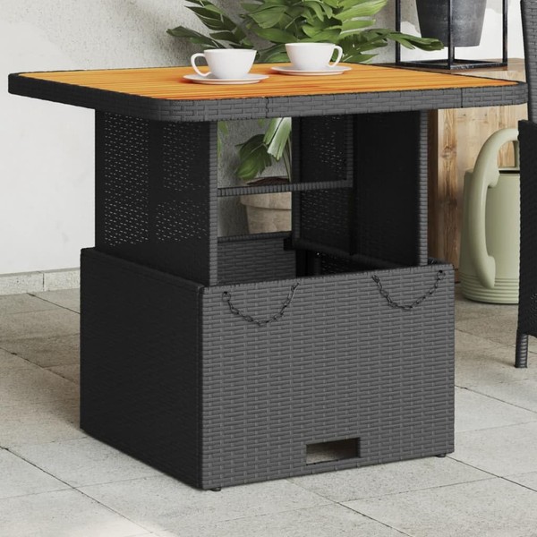 Benicabaly Versatile Outdoor Table for Gatherings, Liftable Top Design, Durable