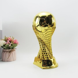 Resin Football Trophy Models, Fan Collectibles, Champions, Gold Medals MVP、 Most Valuable Player Trophy, Gift Award, Birthday Gift, Christmas Gift (8 inch)