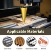 3pcs HSS Step Drill Bits Set, Titanium Step Drill Bits,