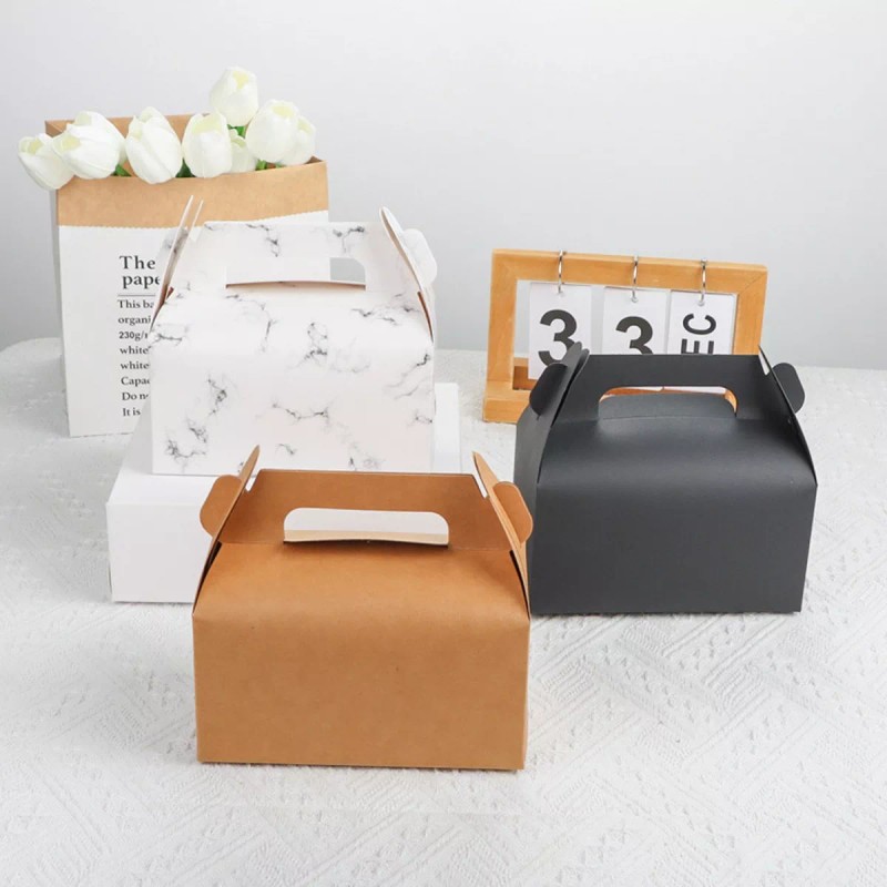 Generic 30 Cajas Cartón Boxlunch, Lonchera, Cajita, Mediana, Dulces.