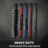 Reniteco Socket Organizer Drive ABS Tools - Black Socket Holder,